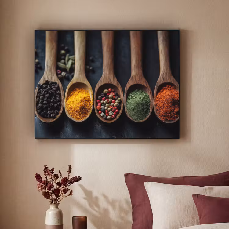 Art Frame - Houten - Lepels - Specerijen - Kruiden — 3