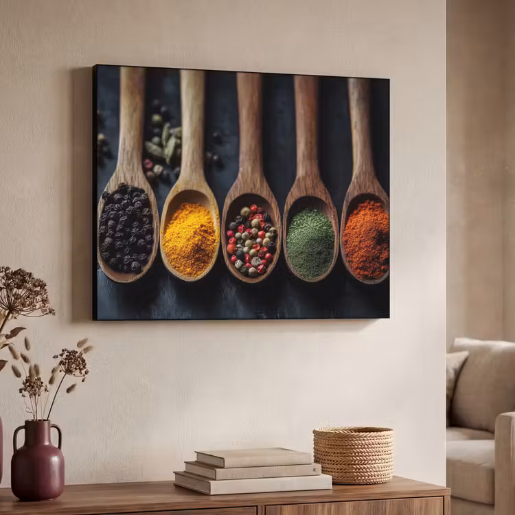 Art Frame - Houten - Lepels - Specerijen - Kruiden — 7