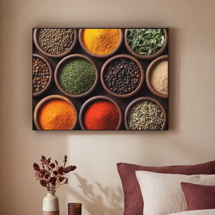 Art Frame - Bakjes - Hout - Kruiden - Kleurrijk — 3