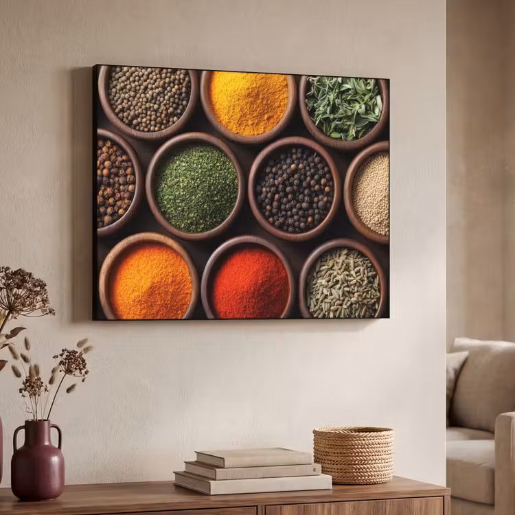 Art Frame - Bakjes - Hout - Kruiden - Kleurrijk — 7