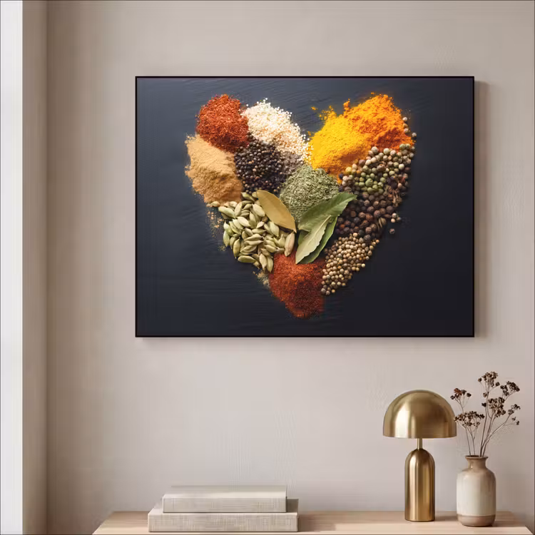 Art Frame - Specerijen - Mix - Hartvorm - Zwart — 5