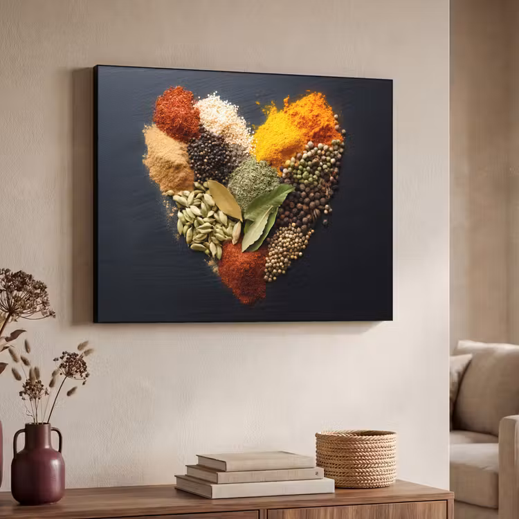 Art Frame - Specerijen - Mix - Hartvorm - Zwart — 7