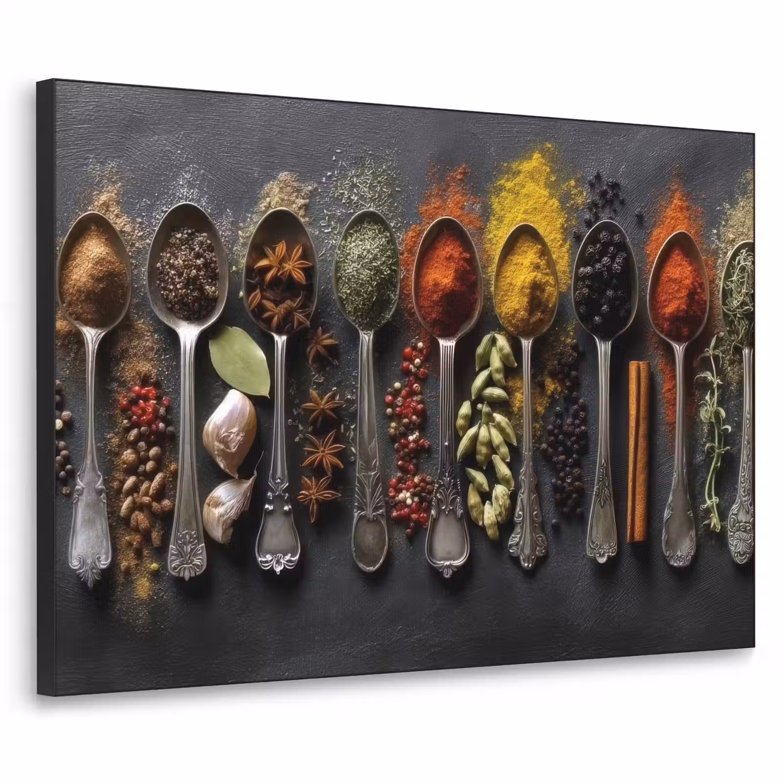 Art Frame - Lepels - Specerijen - Kaneel - Chili — 1