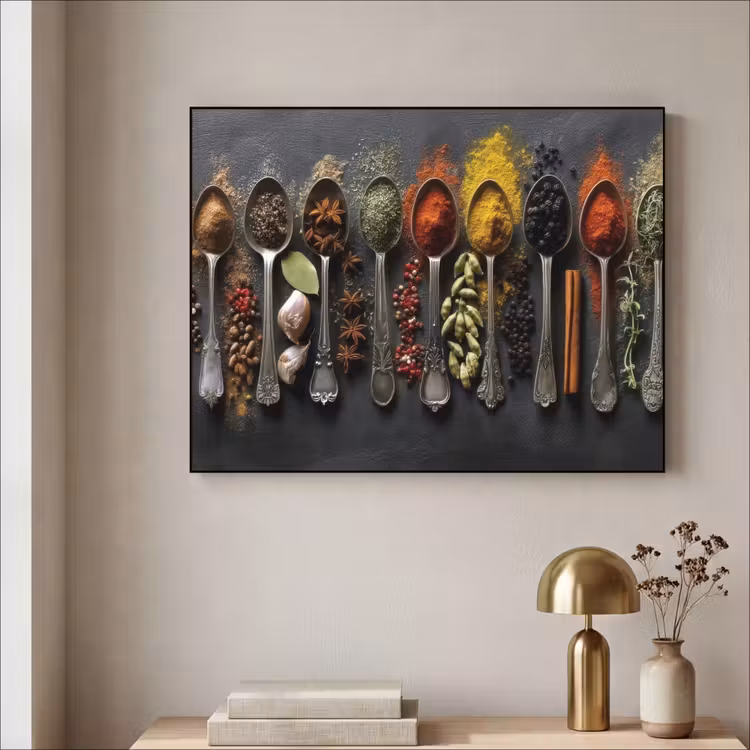 Art Frame - Lepels - Specerijen - Kaneel - Chili — 5