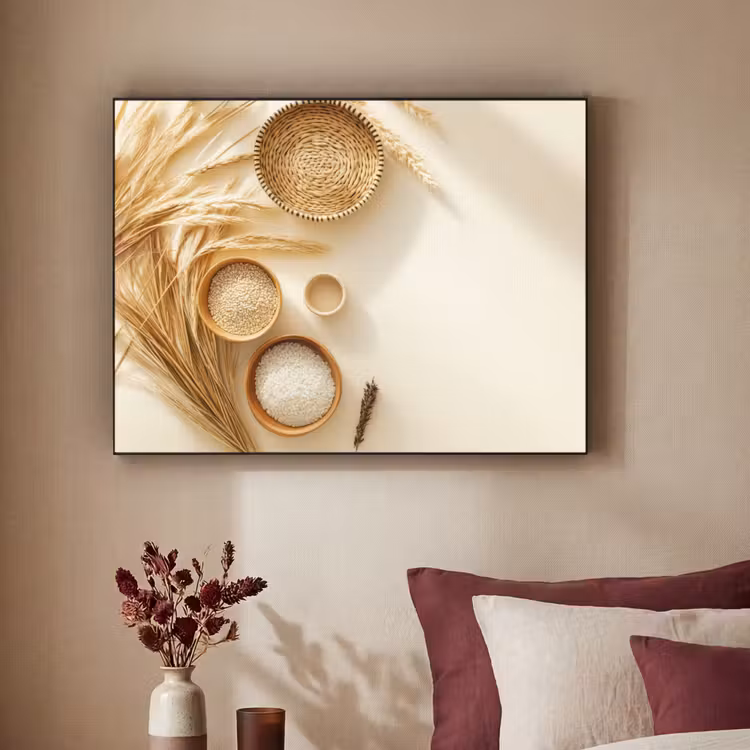 Art Frame - Granen - Hout - Kom - Beige — 3