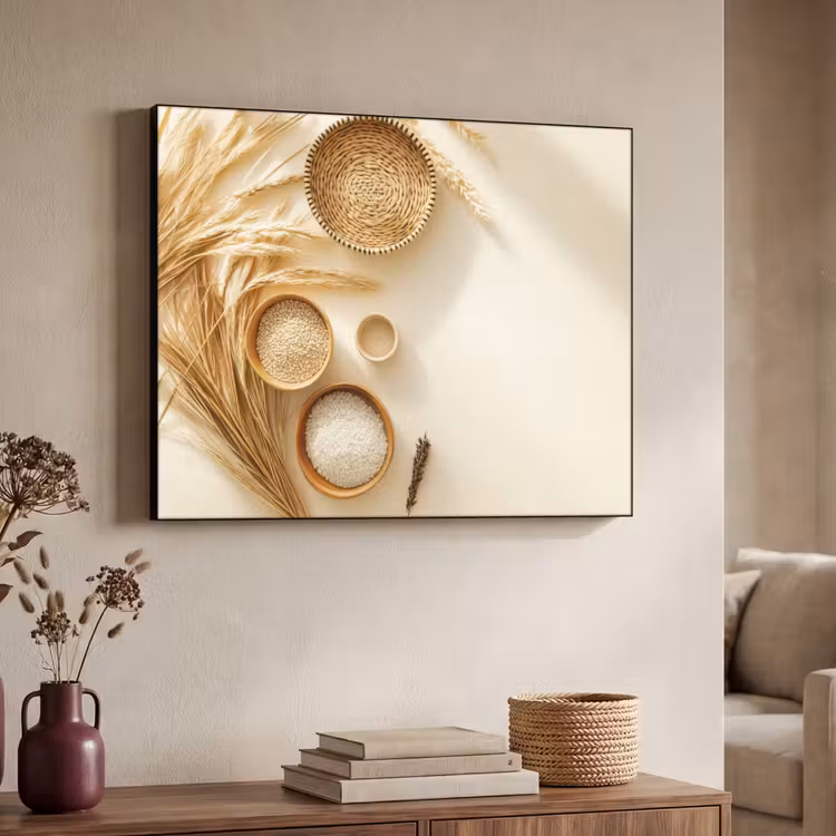 Art Frame - Granen - Hout - Kom - Beige — 7