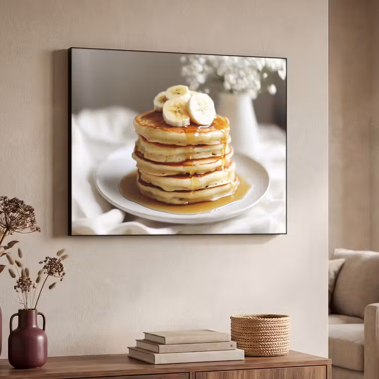 Art Frame - Pannenkoeken - Banaan - Siroop - Wit - Beige — 7