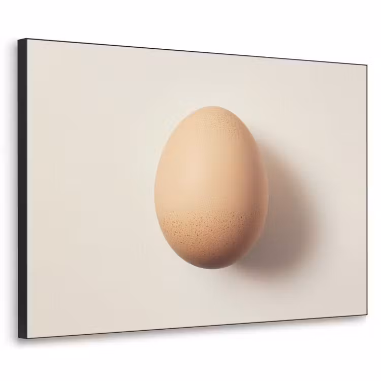 Art Frame - Ei - Beige - Ovaal - Egaal — 1