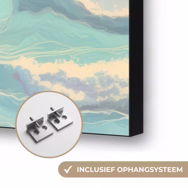 Art Frame - Palmbomen - Golven - Zee — 6