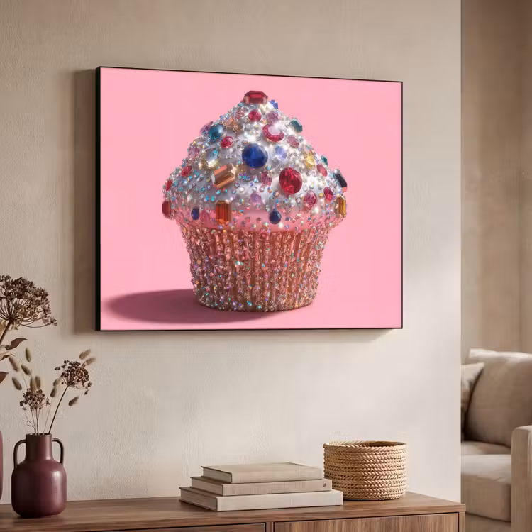 Art Frame - Cupcake - Kleurrijk - Edelstenen — 7