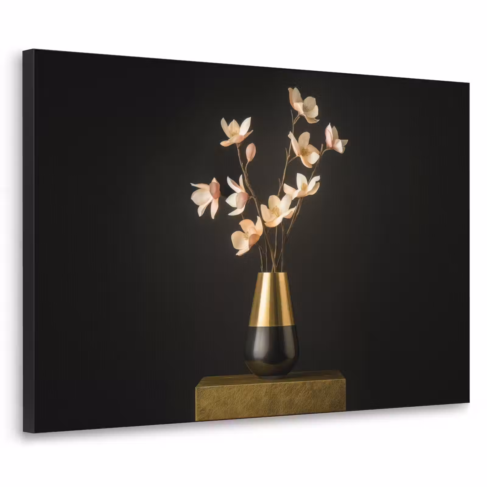 Art Frame - Sierlijk - Boeket - Goud - Vaas — 1