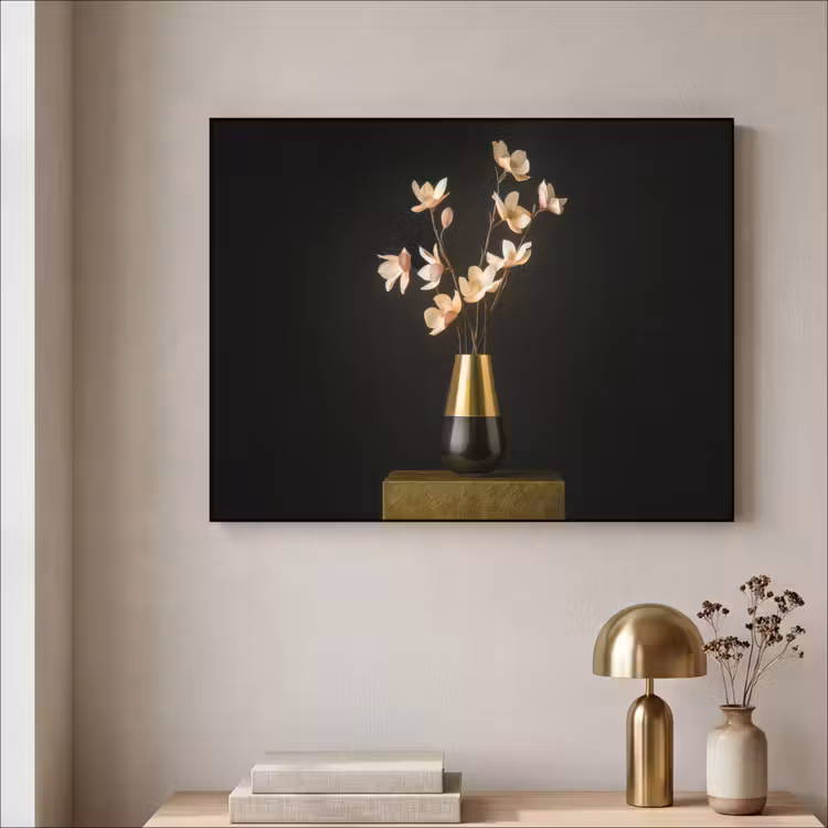 Art Frame - Sierlijk - Boeket - Goud - Vaas — 5