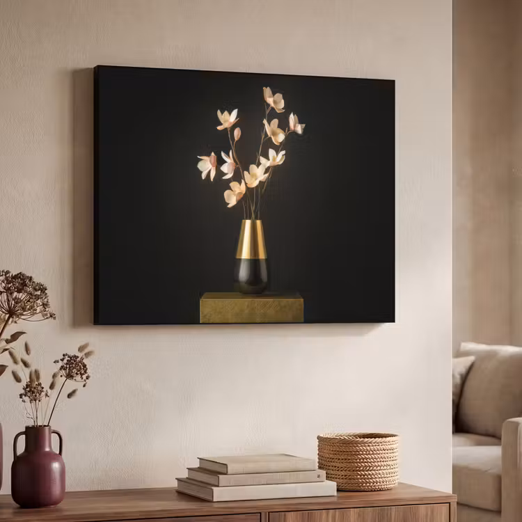 Art Frame - Sierlijk - Boeket - Goud - Vaas — 7