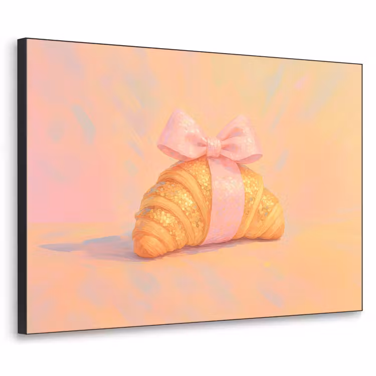Art Frame - Croissant - Strik - Roze — 1