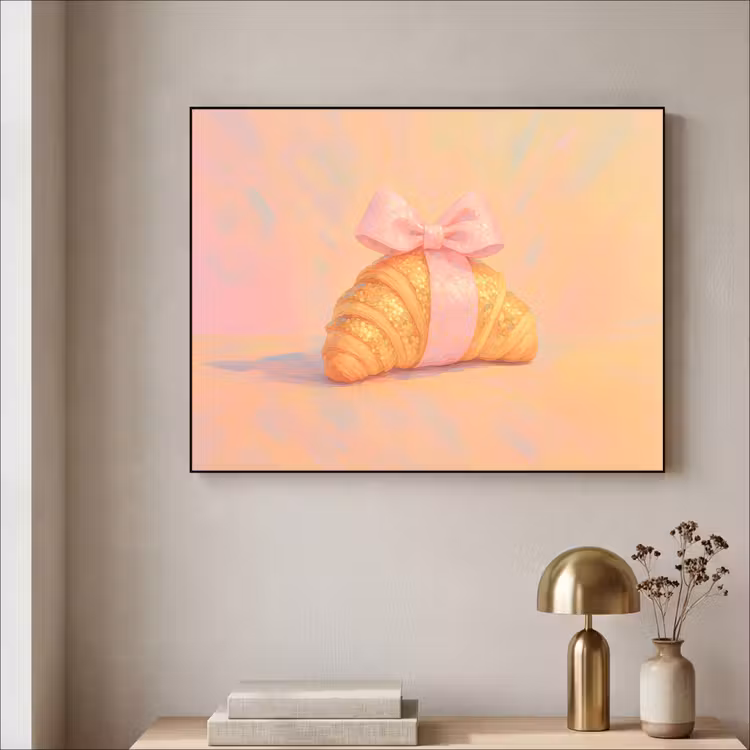 Art Frame - Croissant - Strik - Roze — 5