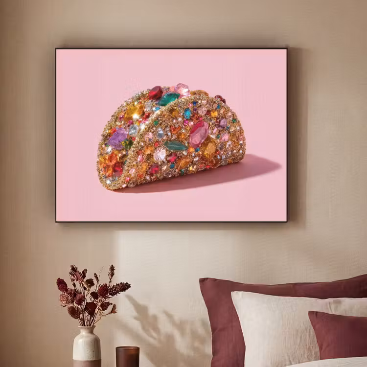 Art Frame - Taco - Kleurrijk - Edelstenen - Goud — 3
