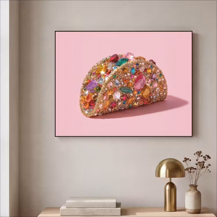 Art Frame - Taco - Kleurrijk - Edelstenen - Goud — 5