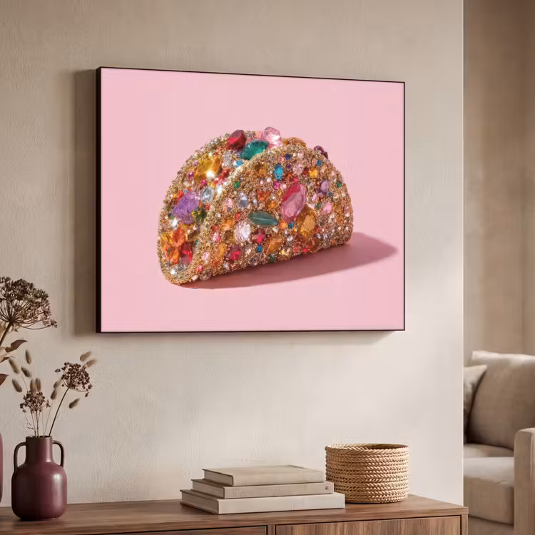 Art Frame - Taco - Kleurrijk - Edelstenen - Goud — 7