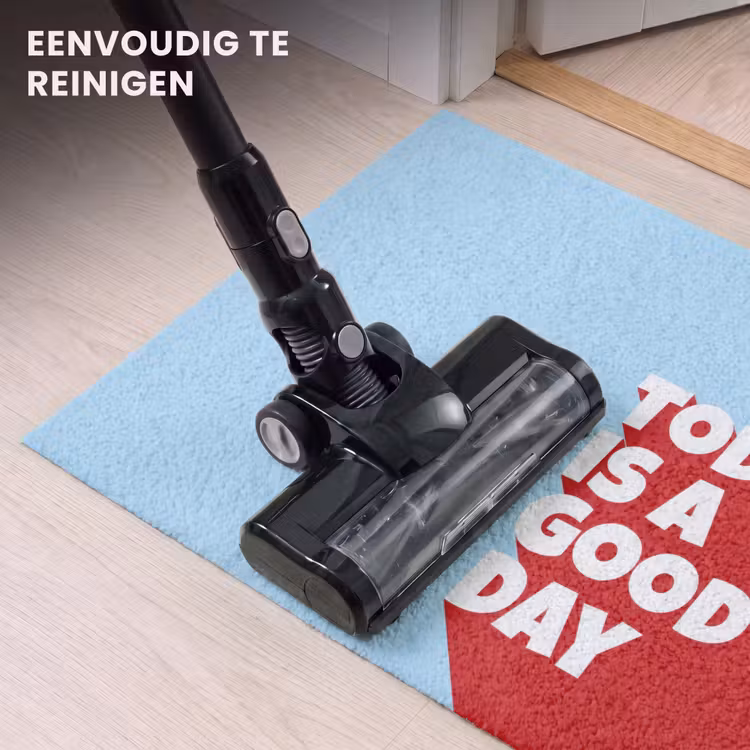 Deurmat - Today is a good day - Rood - lichtblauw — 9