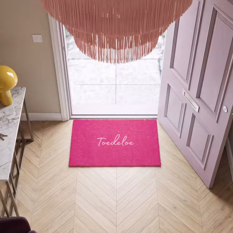 Deurmat - Toedeloe - Roze — 4