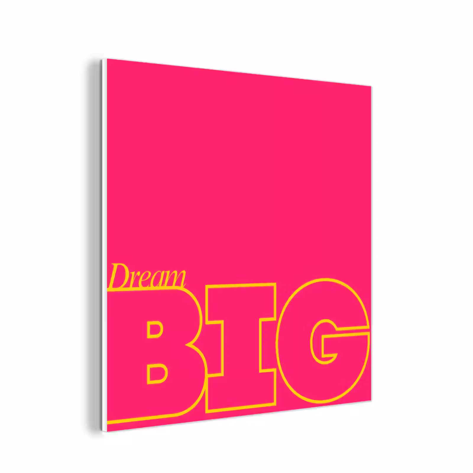 Forex - Minimalistisch - Roze - Dream big - Grafisch — 1