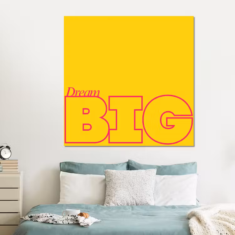 Forex - Dream big - Geel - Grafisch — 2