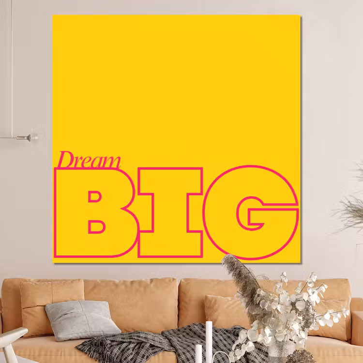 Forex - Dream big - Geel - Grafisch — 4