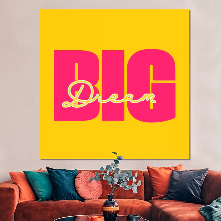 Forex - Dream big - Geel - Roze — 3