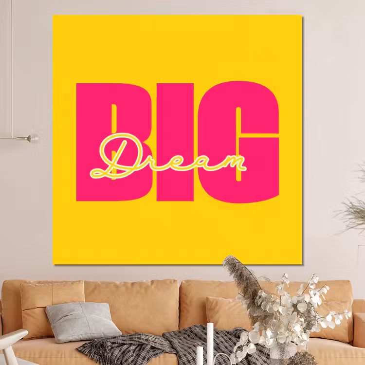 Forex - Dream big - Geel - Roze — 4