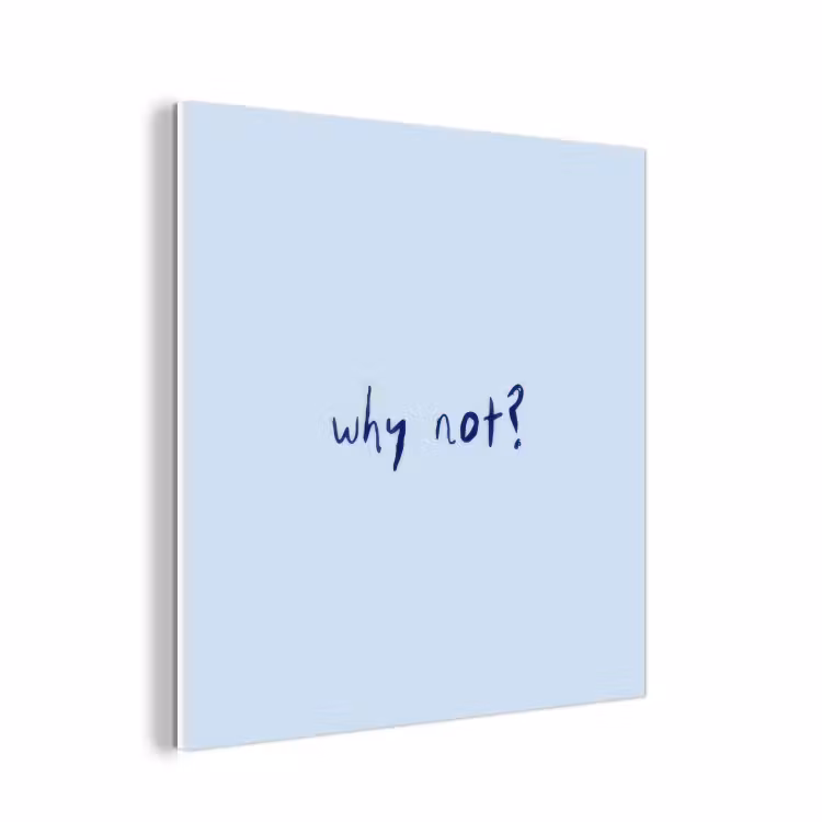 Forex - Why not - Blauw - Donker blauw - Quote — 1