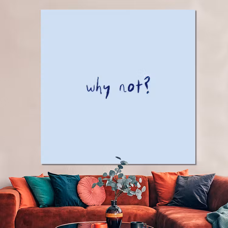 Forex - Why not - Blauw - Donker blauw - Quote — 3