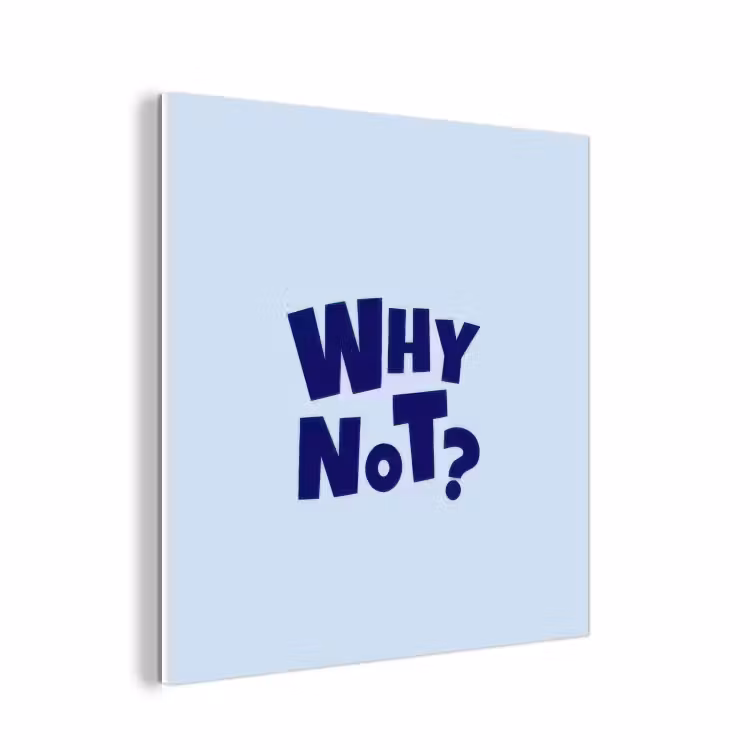 Forex - Why not - Blauw - Licht blauw - Quote — 1