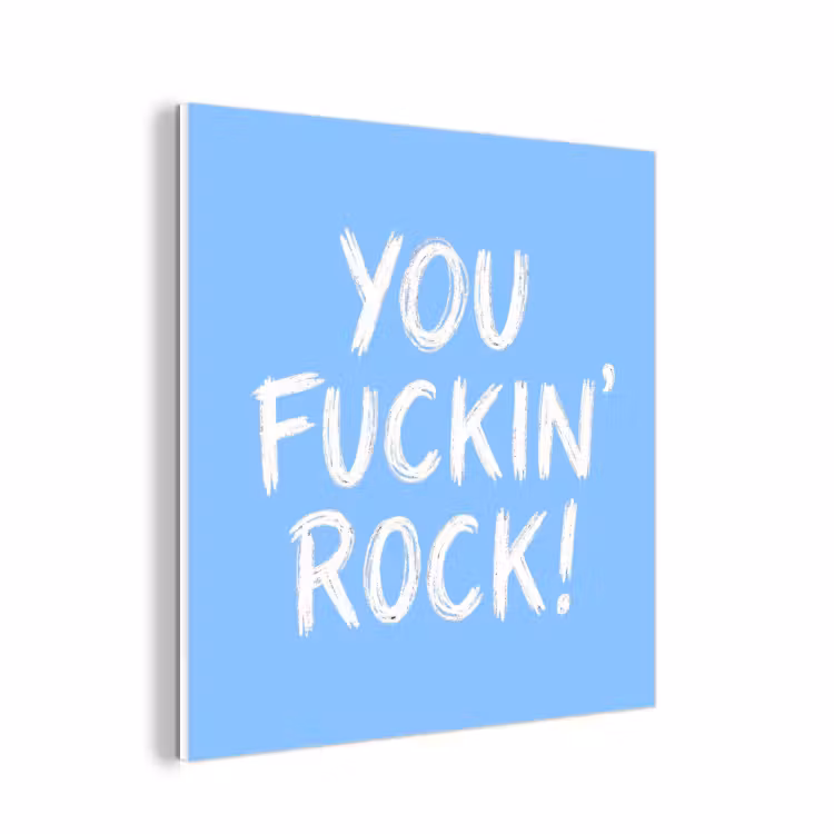 Forex - Blauw - Wit - You fuckin rock — 1