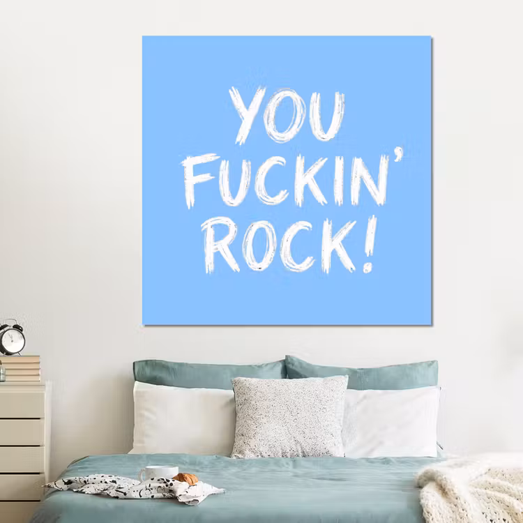 Forex - Blauw - Wit - You fuckin rock — 2