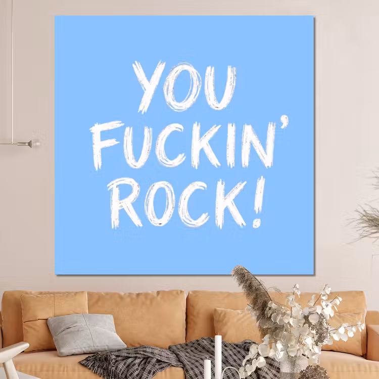 Forex - Blauw - Wit - You fuckin rock — 4