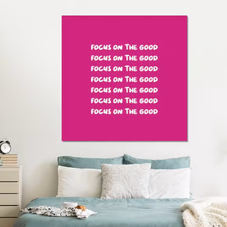 Forex - Focus on the good - Roze - wit — 2