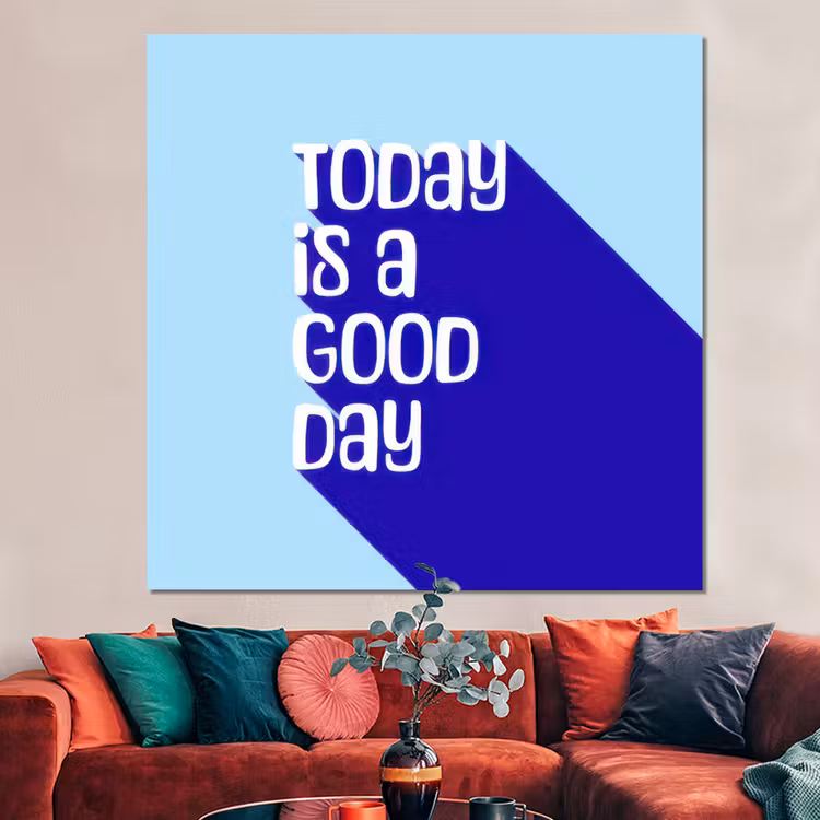 Forex - Today is a good day - Blauw - Schaduw — 3
