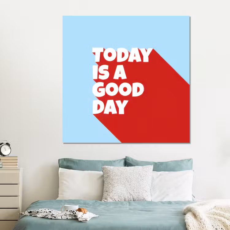 Forex - Today is a good day - Rood - lichtblauw — 2