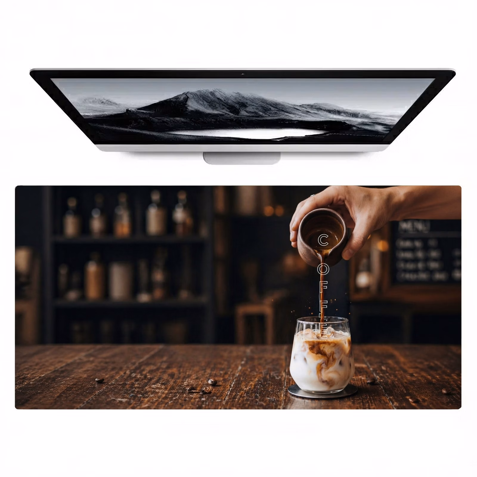 Bureau onderlegger - Ijskoffie met Melk — 1