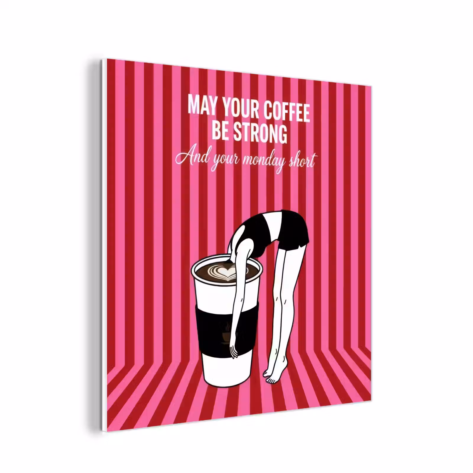 Forex - Roze - Strepen - Koffie - Maandag — 1