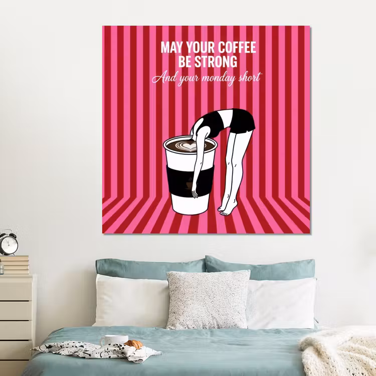Forex - Roze - Strepen - Koffie - Maandag — 2