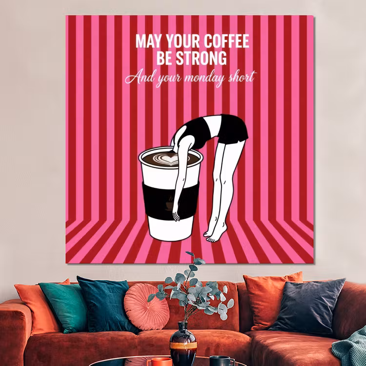 Forex - Roze - Strepen - Koffie - Maandag — 3