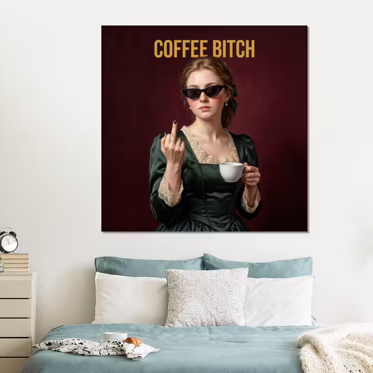 Forex - Koffie - Vrouw - Middelvinger — 2