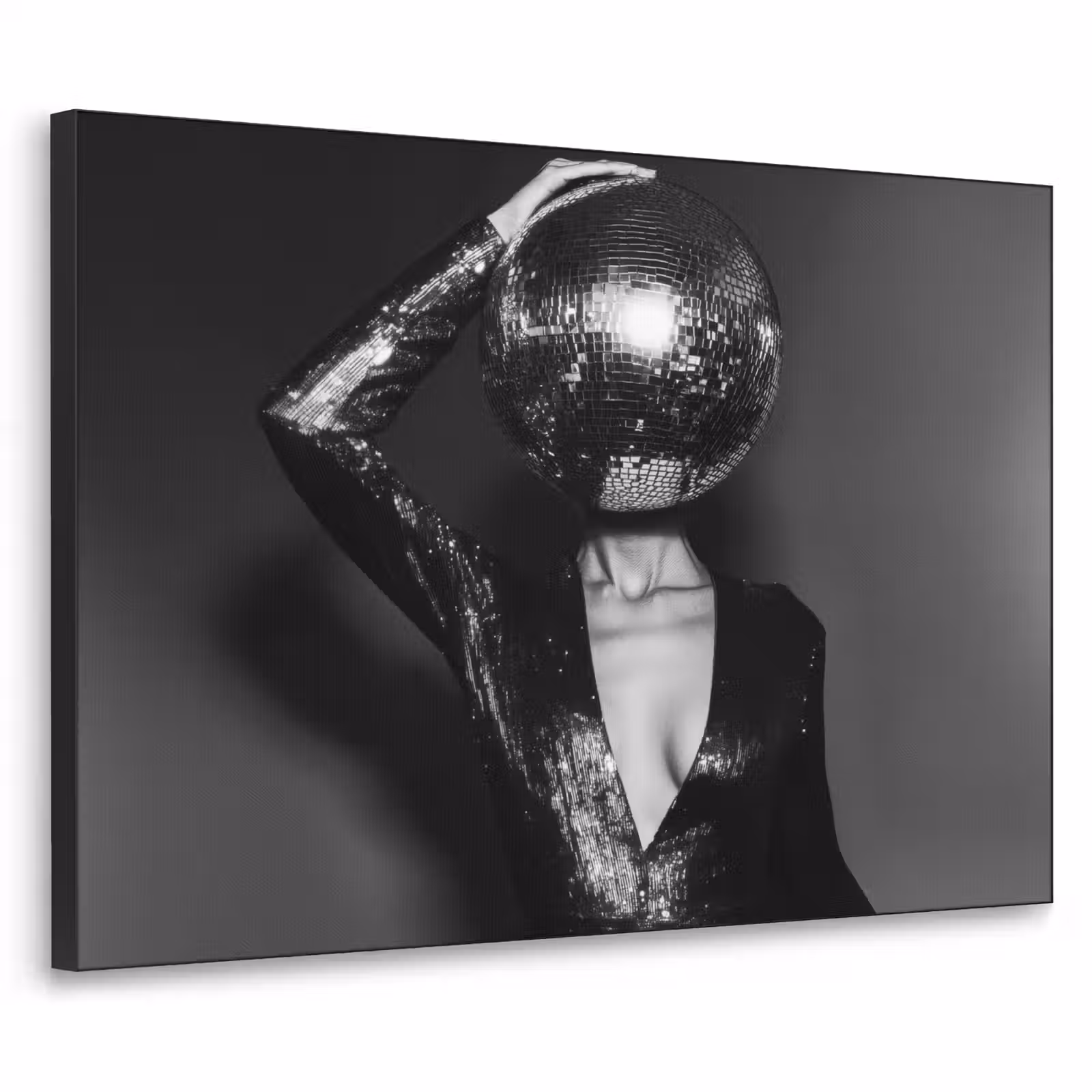 Art Frame - Discobal - Gezicht - Glamour - Zwart — 1