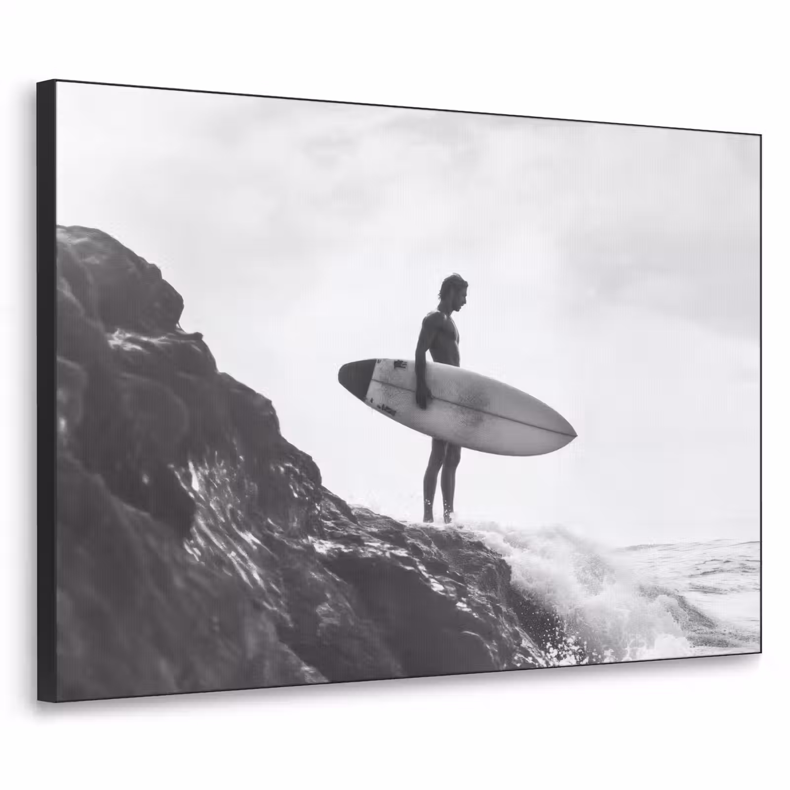 Art Frame - Surfer - Rots - Oceaan - Golven — 1