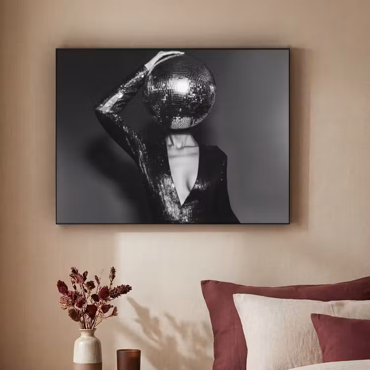 Art Frame - Discobal - Gezicht - Glamour - Zwart — 3