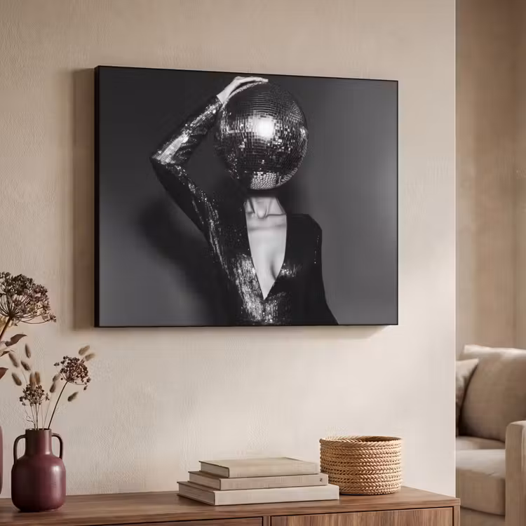Art Frame - Discobal - Gezicht - Glamour - Zwart — 7