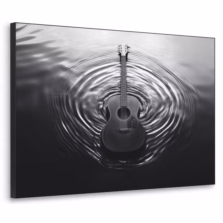Art Frame - Gitaar - Hout - Water — 1
