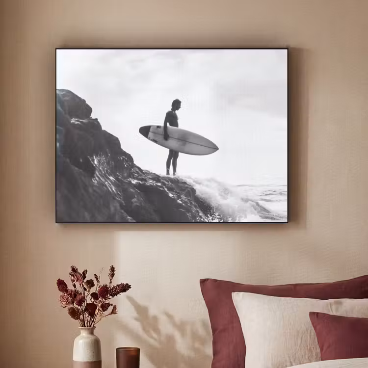Art Frame - Surfer - Rots - Oceaan - Golven — 3