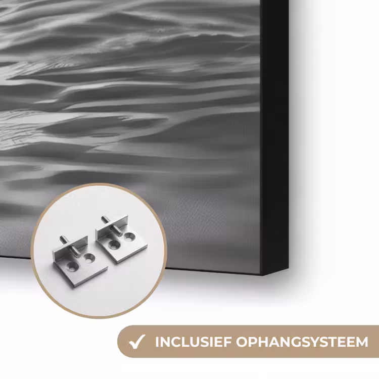 Art Frame - Silhouet - Vrouw - Surfplank - Water — 6